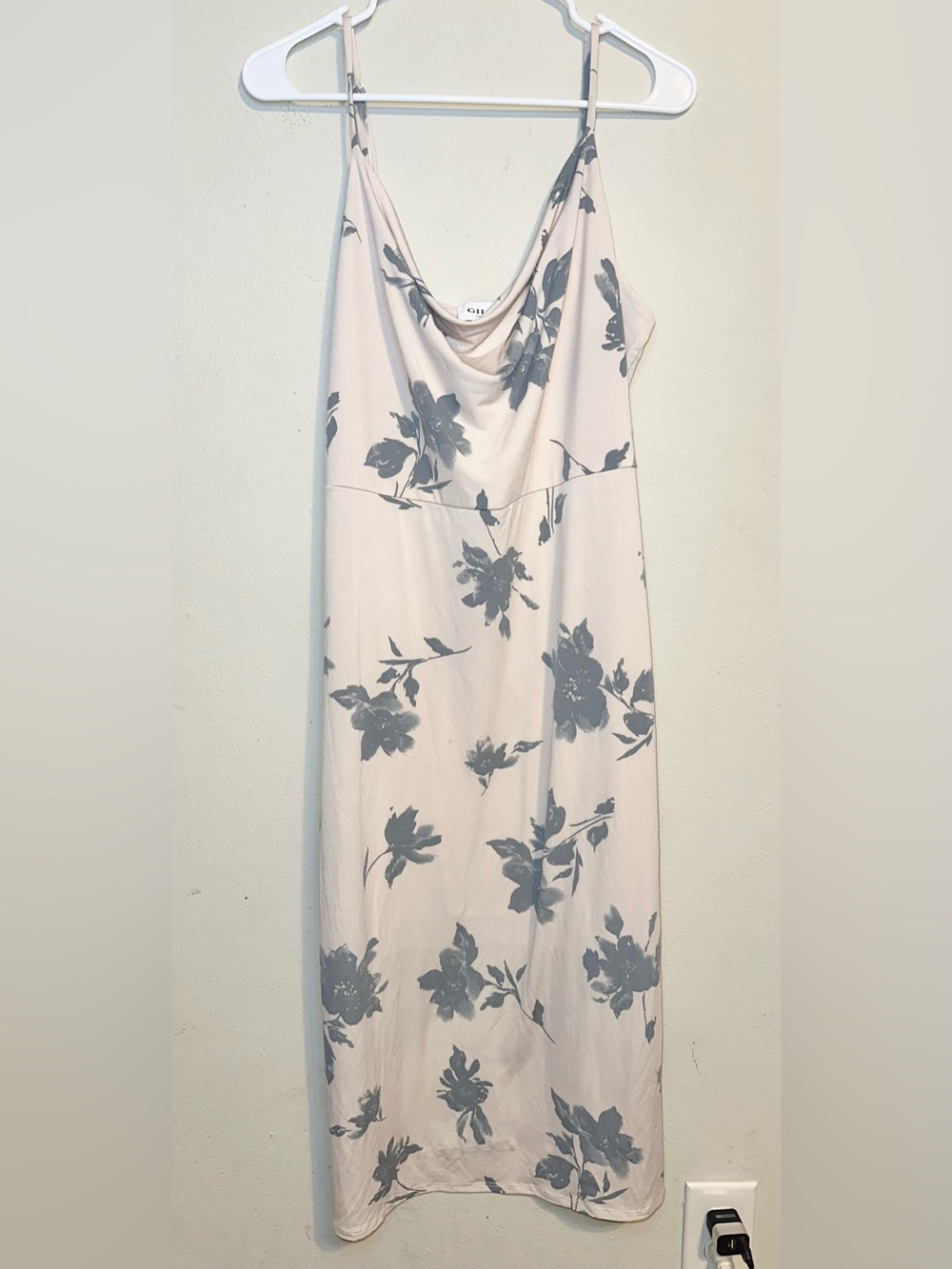 Gili Pink Floral Slip Dress